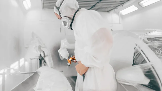Professionelle Lackierarbeiten in der Werkstatt